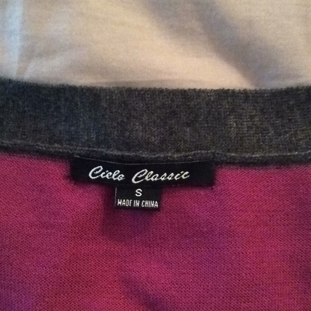 CIELO CLASSIC Botton Front Closure Cardigan. - Picture 7 of 8